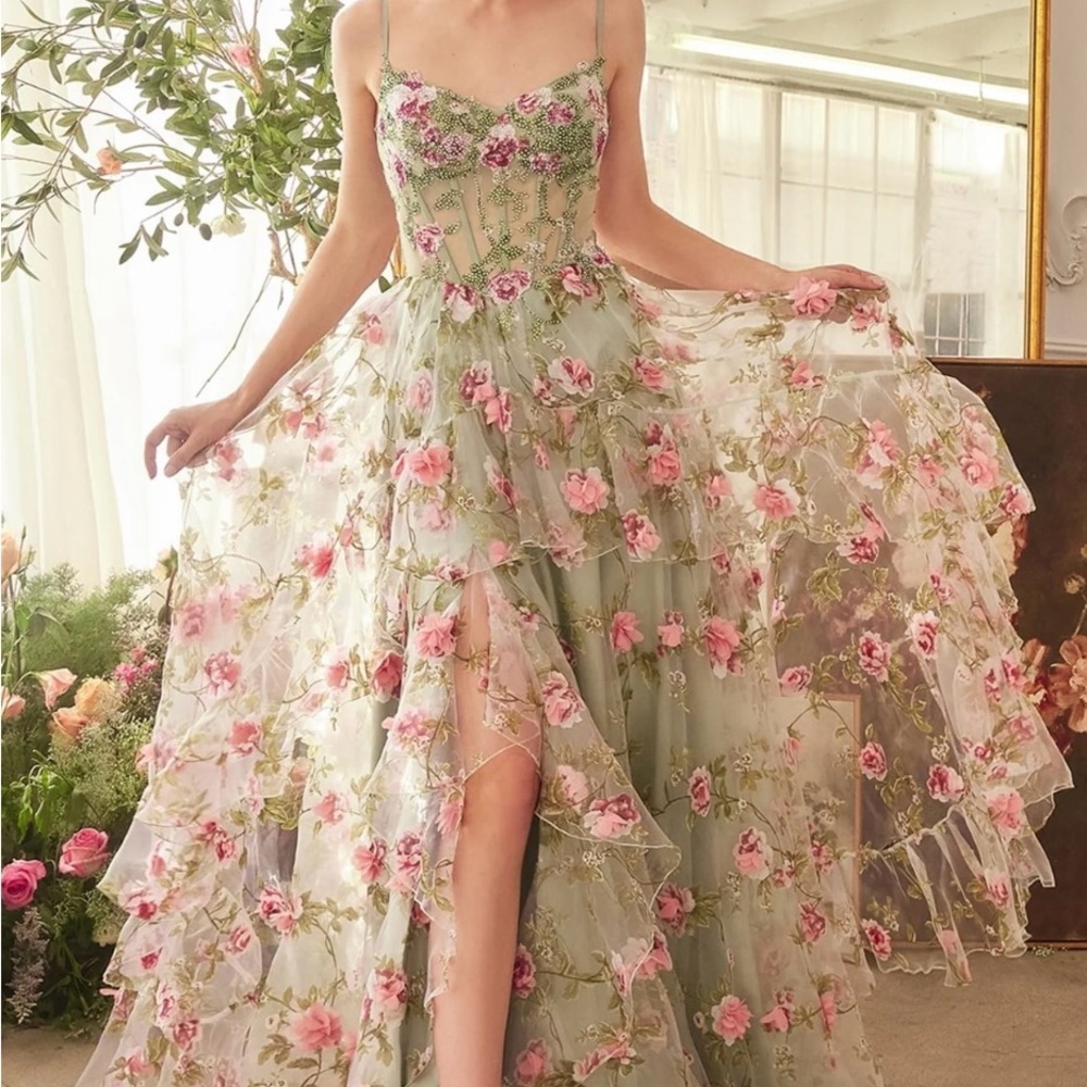 Andrea & Leo long formal prom dress (A1420)